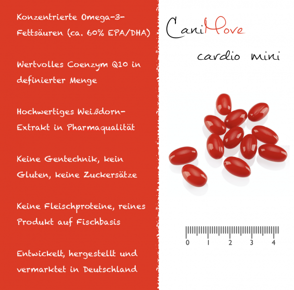 Herztabletten für kleine Hunde CaniMove cardio mini Für Dein Tier